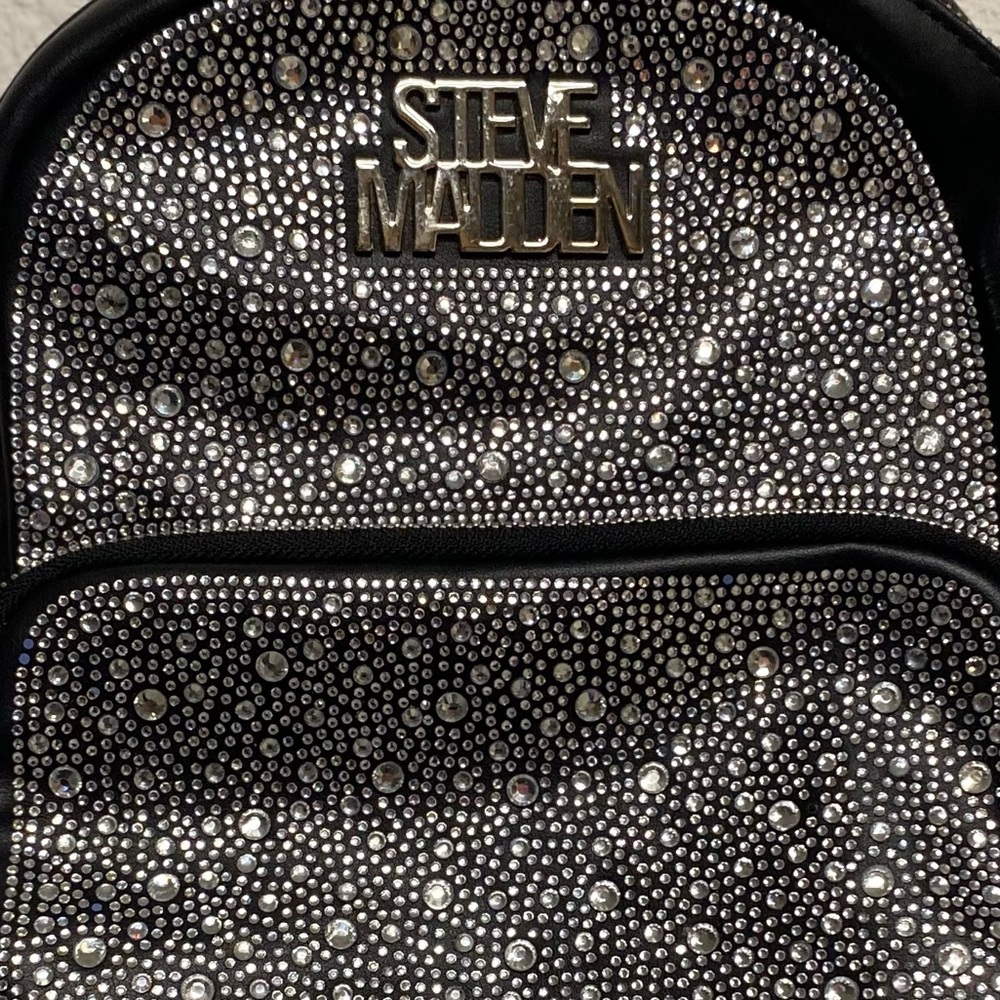 Steven madden rhinestone backpack